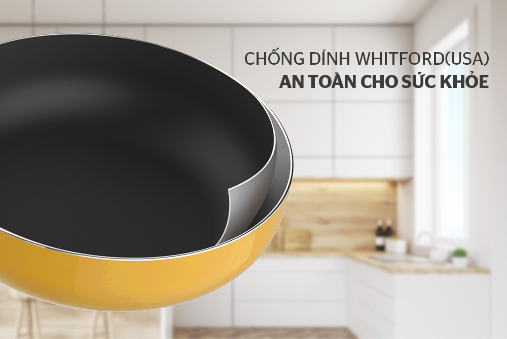 CHẢO CHỐNG DÍNH ĐÁY TỪ SUNHOUSE SHG1120MY, SHG1124MY, SHG1126MY, SHG1128MY 5