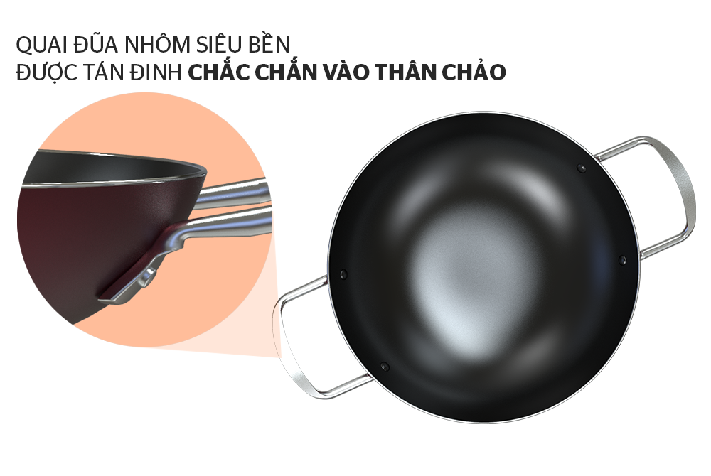 CHẢO BẦU CHỐNG DÍNH SUNHOUSE SHG1222R 3