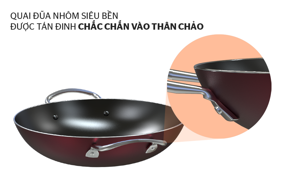 CHẢO BẦU CHỐNG DÍNH SUNHOUSE SHG1224R 3