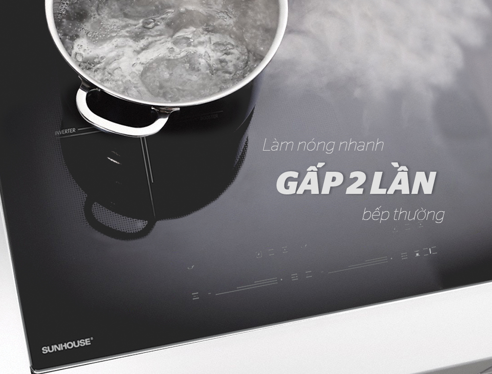 BẾP ĐÔI ĐIỆN TỪ SUNHOUSE SHB9109 4