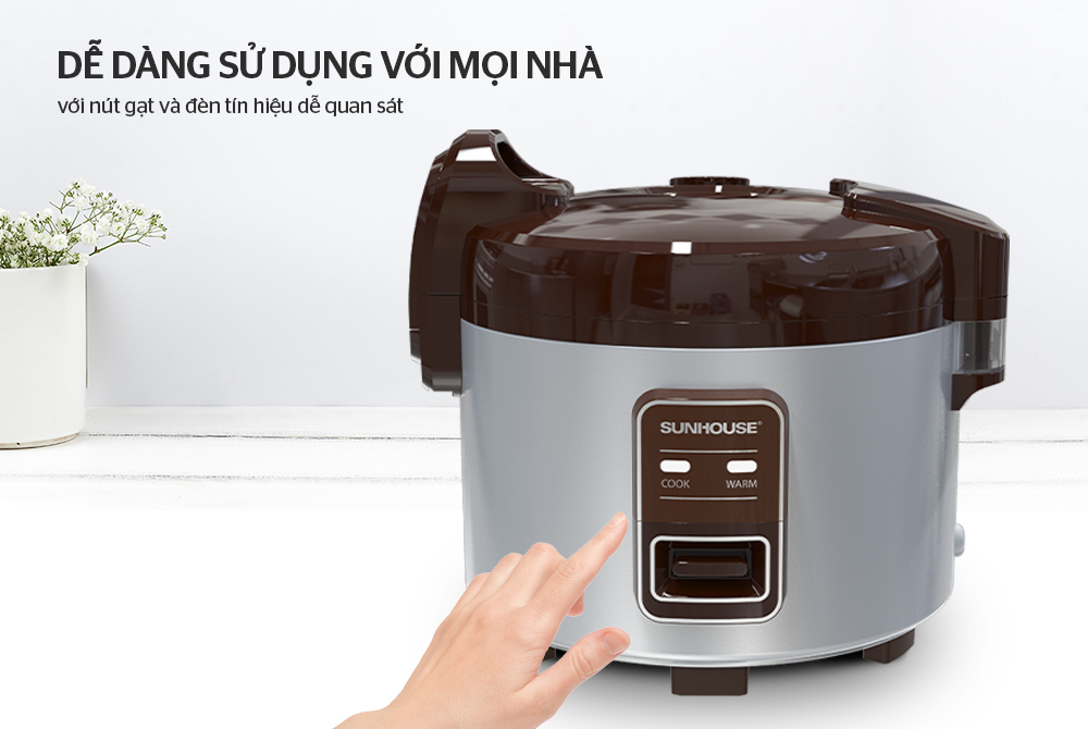 NỒI CƠM ĐIỆN 3.6L SUNHOUSE SHD8307 7