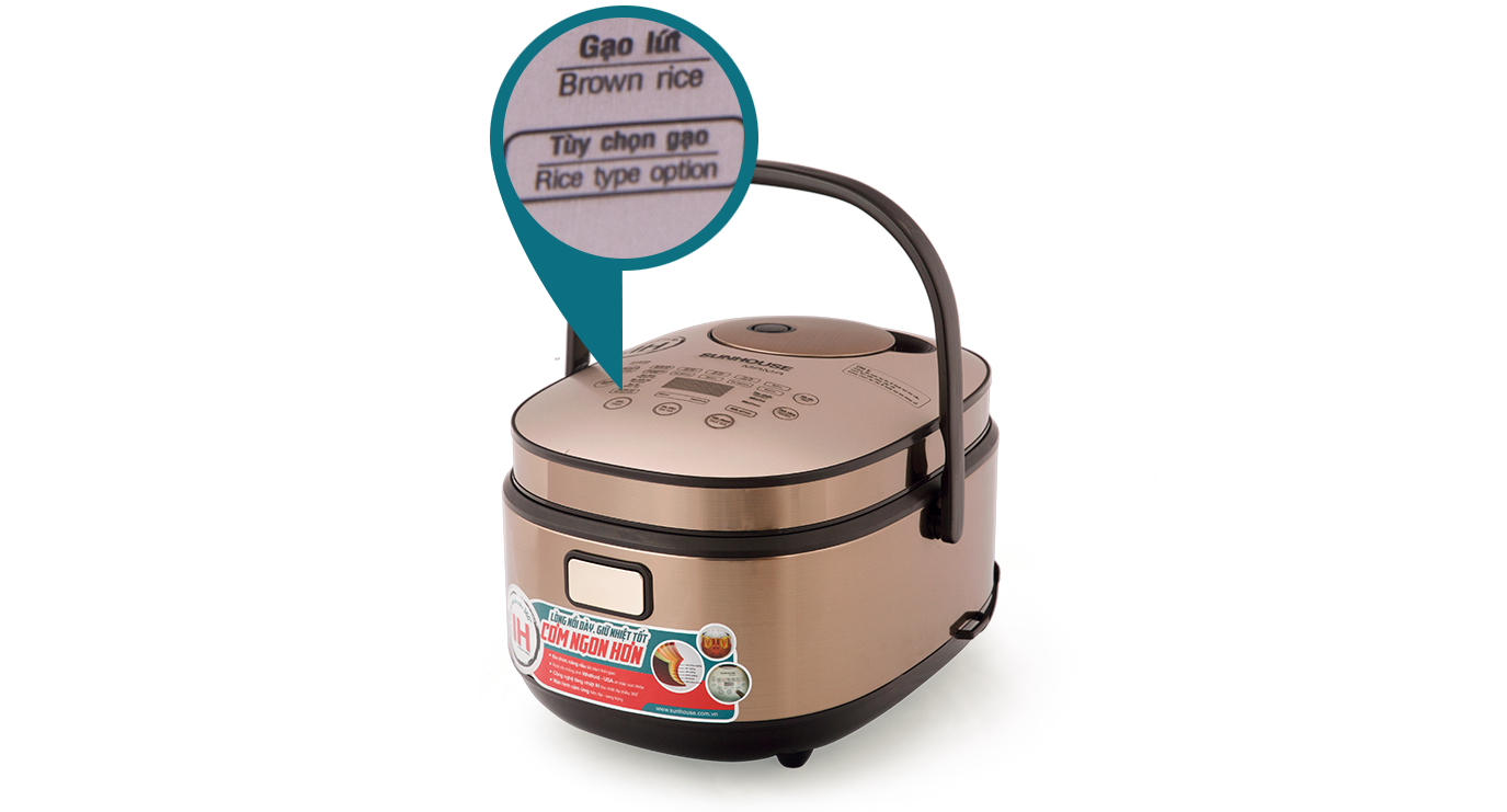 Chế độ tùy chỉnh nhiều loại gạo
