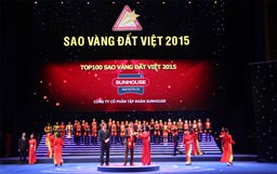 Sao Vàng đất Việt 2015 vinh danh SUNHOUSE
