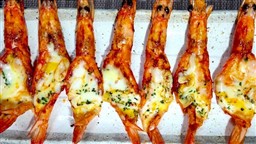 8 bước làm tôm nướng phô mai bằng nồi chiên không dầu béo ngậy