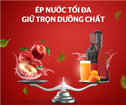 Lợi ích khi sử dụng máy ép chậm để ép trái cây