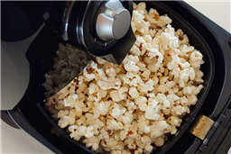 bắp rang bơ bằng nồi chiên không dầu