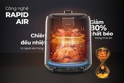 Rapid Air: Công nghệ nồi chiên không dầu “quốc dân”