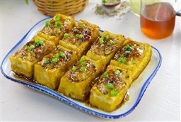 Cách làm đậu nhồi thịt bằng nồi chiên không dầu giòn ngon, đơn giản