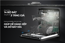 HƯỚNG DẪN CÀI ĐẶT LƯỢNG MUỐI, VIÊN RỬA, NƯỚC LÀM BÓNG CHO MÁY RỬA BÁT SHB8014SMB