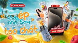 THÔNG BÁO: KẾT THÚC CHƯƠNG TRÌNH KHUYẾN MẠI “VUI ÉP MÊ SAY - RINH NGAY TÁO CHẤT”