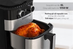 nồi chiên không dầu có tốn điện không