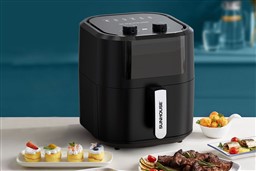 nồi chiên không dầu bị khói