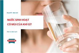 nước sinh hoạt thường có mùi của khí gì