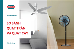 [Giải đáp] Quạt trần và quạt cây quạt nào tốn điện hơn?