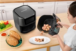 Học cách sấy vải bằng nồi chiên không dầu dẻo ngọt - đưa miệng 