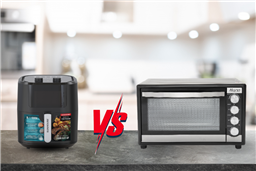 So sánh nồi chiên không dầu và lò nướng qua 3 tiêu chí 