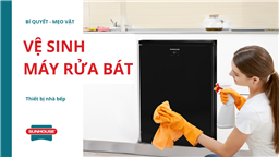 cách vệ sinh máy rửa bát