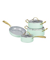 Bộ nồi chảo Ceramic đáy liền Infinity Sunhouse IF8668
