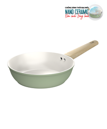 Chảo phủ sứ Nano đáy từ Sunhouse Healthy SHG24MT1