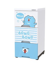 Tủ nhựa sơ sinh 3 ngăn Happy Baby Sunhouse KS-CA343B3