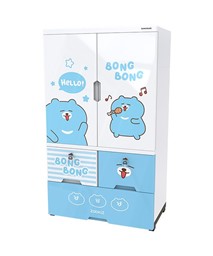 Tủ nhựa trẻ em 2 cánh Happy Kids Sunhouse KS-CA1177B3