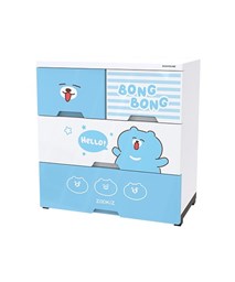 Tủ nhựa sơ sinh 4 ngăn Happy Baby Sunhouse KS-CA688B4