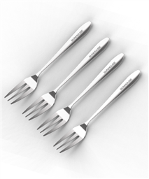 BỘ 4 NĨA DĨA HOA QUẢ 140 INOX SUNHOUSE KS-S4FO140I