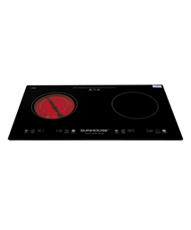 Bếp đôi điện từ hồng ngoại SUNHOUSE SHB9106-ES