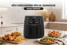 Nồi chiên không dầu 8L Sunhouse SHD4042