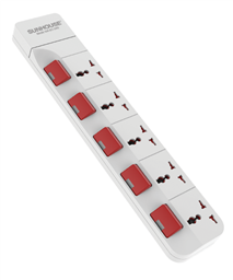 Ổ CẮM ĐIỆN SUNHOUSE SHE-OC1-5RD