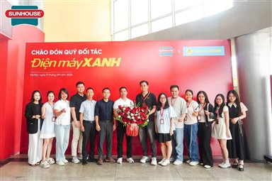 ĐIỆN MÁY XANH THAM QUAN NHÀ MÁY SUNHOUSE – TĂNG CƯỜNG KẾT NỐI, MỞ RỘNG CƠ HỘI HỢP TÁC