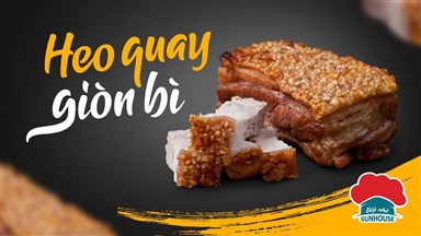 Bí quyết cho món HEO QUAY GIÒN BÌ thành công ngay lần đầu thử sức l Bếp nhà SUNHOUSE
