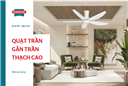 [Giải đáp] Quạt trần gắn trần thạch cao có an toàn không?