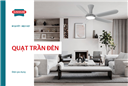 Quạt trần đèn: Lựa chọn tối ưu cho không gian hiện đại